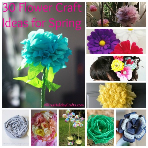 42 Flower Craft Ideas for Spring | AllFreeHolidayCrafts.com